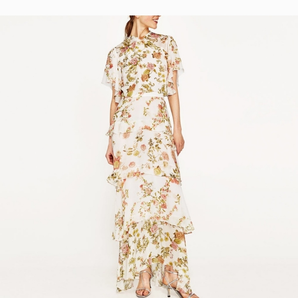 ZARA top and Skirt floral set NWT small